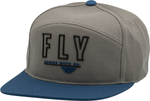 FLY SKYLINE HAT LIGHT GREY/BLUE