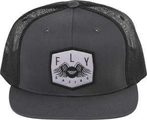 YOUTH FLY FREEDOM TRUCKER HAT GREY