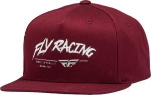 YOUTH FLY KHAOS HAT MAROON/WHITE