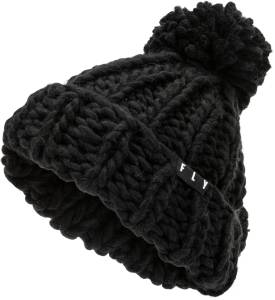 WOMEN'S FLY CHUNKY POM BEANIE BLACK