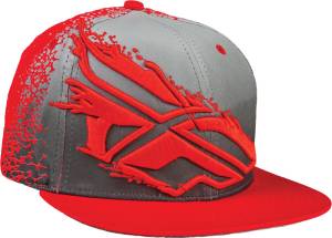 SPLATTER HAT RED/GREY L