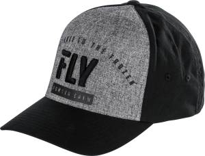 FLY FLEX-FIT POWDER CREW HAT HEATHER LG-XL