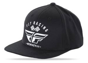 FLY REVEL HAT BLACK/WHITE L/X