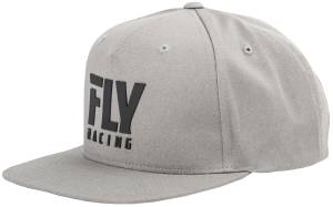 FLY LOGO HAT GREY HEATHER ADULT