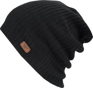 FLY SLOUCH STYLE BEANIE BLACK BLACK