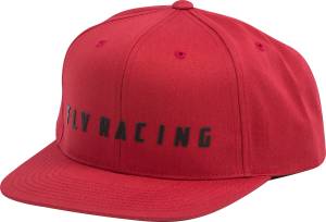 FLY LOGO HAT RED RED