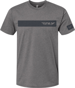 FLY CORPORATE TEE DARK GREY HEATHER 2X