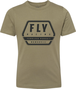 YOUTH FLY TRACK TEE OLIVE YM