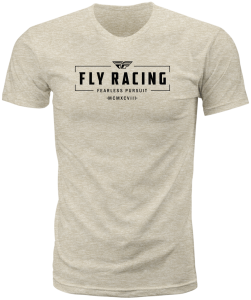 FLY MOTTO TEE NATURAL 2X