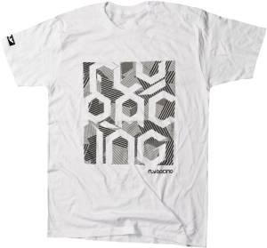 BLOCK PARTY TEE WHITE L