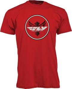 CIRCLE TEE RED L