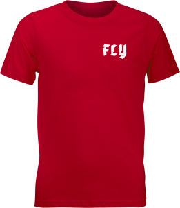 YOUTH FLY MOTO MIND TEE RED YL