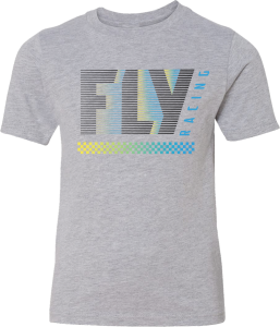 YOUTH FLY FLEX TEE LIGHT GREY YL