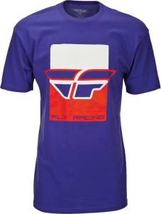 COLOR BLOCK TEE PURPLE 2X