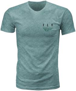 FLY K121 TEE DUSTY BLUE HEATHER 2X