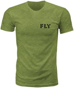 FLY MILITARY TEE MILITARY GREEN HEATHER 2X