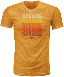 FLY NOSTALGIA TEE MUSTARD HEATHER 2X