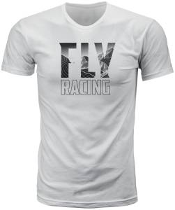 FLY MOUNTAIN TEE WHITE 2X