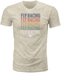 FLY NOSTALGIA TEE CREAM HEATHER 2X