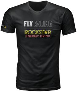 FLY ROCKSTAR LOGO TEE BLACK 2X