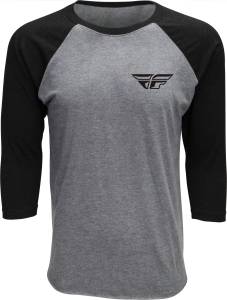 FLY ART 3/4 SLEEVE TEE BLACK 2X