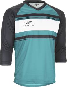 RIPA 3/4 JERSEY TEAL/BLACK/WHITE LG