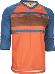 RIPA 3/4 JERSEY ORANGE/HEATHER/DARK TEAL 2X