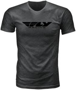 FLY CORPORATE TEE BLACK ONYX HEATHER 2X