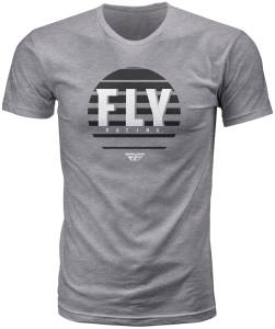 FLY CIRCLE TEE DARK GREY HEATHER 2X