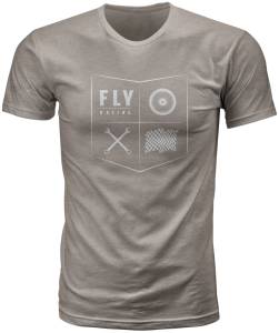 FLY ALL THINGS MOTO TEE STONE GREY 2X