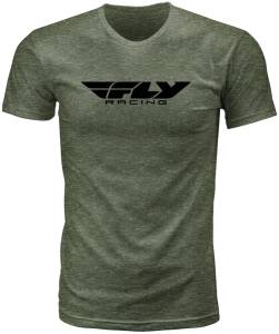 FLY CORPORATE TEE MOSS HEATHER 2X