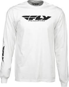 CORPORATE L/S TEE WHITE 2X