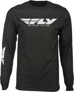 FLY CORPORATE LONG SLEEVE TEE BLACK 2X