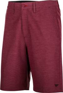 FLY PILOT SHORTS BURGUNDY SZ 30