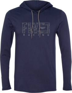 FLY FINISH LINE HOODIE NAVY 2X