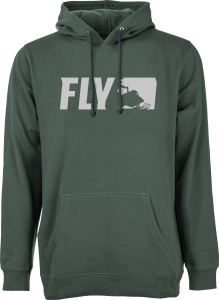 FLY PRIMARY HOODIE ALPINE GREEN MD