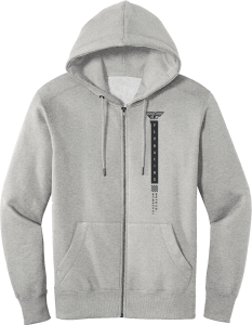 FLY PODIUM HOODIE GREY HEATHER/BLACK 2X