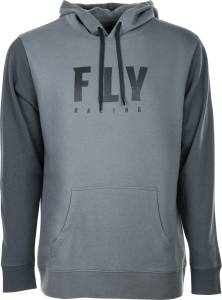 FLY BADGE PULLOVER HOODIE GREY 2X