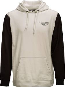 FLY ART PULLOVER HOODIE LITE GREY/BLACK 2X