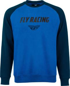 FLY CREW NECK SWEATER BLUE/NAVY 2X