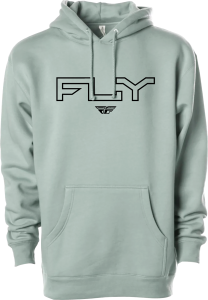 YOUTH FLY EDGE HOODIE DUSTY SAGE YS/YM