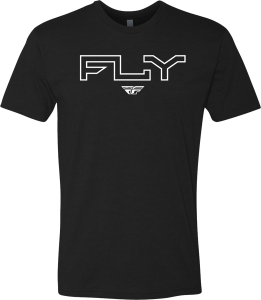 FLY EDGE TEE BLACK 2X