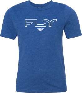 YOUTH FLY EDGE TEE ROYAL BLUE YL