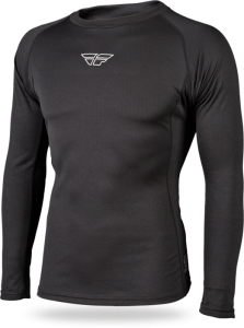 BASE LAYER L/S HEAVY TOP BLACK XS