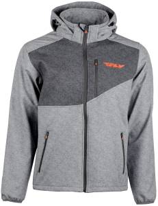 FLY CHECKPOINT JACKET GREY HEATHER/ORANGE 2X