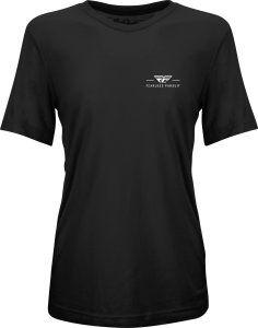 WOMEN'S FLY MOTTO TEE BLACK 2X