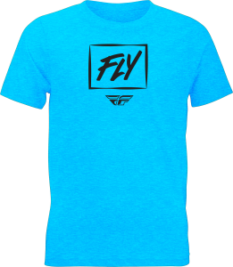 YOUTH FLY ZOOM TEE BLUE YL