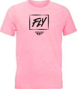 YOUTH FLY ZOOM TEE PINK YL