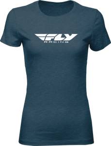 WOMEN'S FLY CORPORATE TEE INDIGO 2X