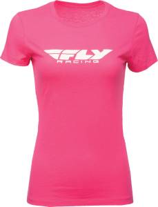 WOMEN'S FLY CORPORATE TEE RASPBERRY 2X